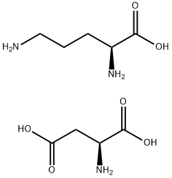 L-Ornithine L-aspartate salt Structure