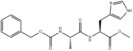 Z-ALA-HIS-OME 化学構造式