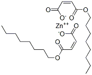 Zinc bis(octyl maleate) 结构式