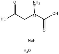 L-ASPARTIC ACID SODIUM SALT MONOHYDRATE Structure