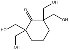 Cyclohexanone, 2,2,6,6-tetrakis(hydroxyMethyl)- Struktur