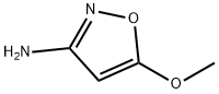 3-アミノ-5-メトキシイソオキサゾール 化学構造式