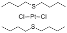 dichlorobis[1,1'-thiobis[butane]]platinum Struktur