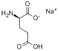 D-グルタミン酸/ナトリウム,(1:x) 化学構造式