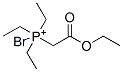 ethoxycarbonylmethyl-triethyl-phosphanium bromide Structure