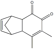 1,4-Methanonaphthalene-5,6-dione, 1,4,4a,8a-tetrahydro-7,8-dimethyl-, endo- (8CI) 结构式