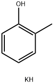 カリウム2-メチルフェノラート 化学構造式