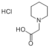 哌啶-1-乙酸盐酸盐, 3235-68-5, 结构式