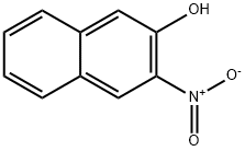 3-ニトロ-2-ナフトール 化学構造式