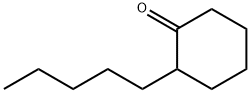 2-ペンチルシクロヘキサノン 化学構造式