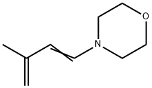 Morpholine,  4-(3-methyl-1,3-butadienyl)-  (8CI,9CI) Struktur