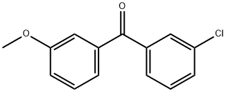 3-CHLORO-3'-METHOXYBENZOPHENONE Struktur