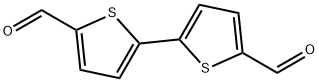 2,2'-ビチオフェン-5,5'-ジカルボキシアルデヒド 化学構造式