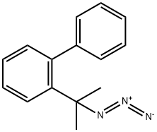 2-(1-Azido-1-methylethyl)-1,1'-biphenyl Struktur