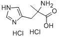 Α-甲基-DL-组氨酸二合盐酸 结构式