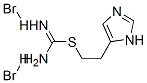 S-[2-(4(5)-咪唑基)乙基]异硫脲氢溴酸盐, 32385-58-3, 结构式