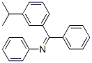 N-[[3-(1-Methylethyl)phenyl]phenylmethylene]benzenamine 结构式