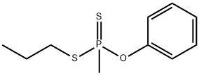 Methylphosphonodithioic acid O-phenyl S-propyl ester,3239-63-2,结构式