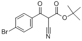 3-(4-BROMO-PHENYL)-2-CYANO-3-OXO-PROPIONIC ACID TERT-BUTYL ESTER Struktur