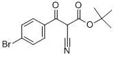 3-(4-BROMO-PHENYL)-2-CYANO-3-OXO-PROPIONIC ACID TERT-BUTYL ESTER Structure