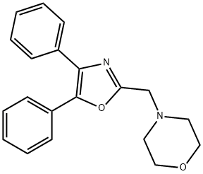 4-[(4,5-diphenyl-1,3-oxazol-2-yl)methyl]morpholine Struktur
