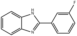 1H-BENZIMIDAZOLE, 2-(3-FLUOROPHENYL)- Struktur