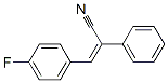 Benzene, 1-fluoro-4-(2-cyano-2-phenylethenyl) Struktur