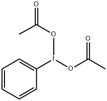 二乙酸碘苯,3240-34-4,结构式