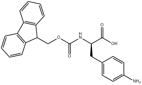 FMOC-4-AMINO-D-PHENYLALANINE Structure
