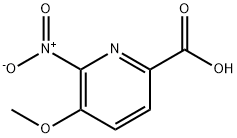 2-Pyridinecarboxylicacid,5-methoxy-6-nitro-(9CI) Struktur