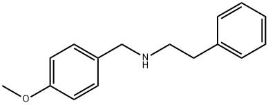 N-(4-甲氧基苄基)-2-苯基乙-1-胺, 3241-00-7, 结构式