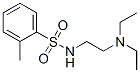 N-[2-(Diethylamino)ethyl]-2-methylbenzene-1-sulfonamide Struktur