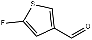 5-Fluoro-3-thiophenecarbaldehyde Struktur