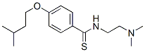 N-[2-(Dimethylamino)ethyl]-p-(isopentyloxy)thiobenzamide Structure