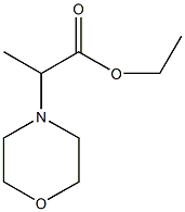 2-モルホリン-4-イルプロパン酸エチル 化学構造式