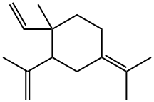 1-methyl-4-(1-methylethylidene)-2-(1-methylvinyl)-1-vinylcyclohexane  Structure