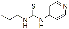 Urea, 1-propyl-3-(4-pyridyl)-2-thio- (8CI) 化学構造式