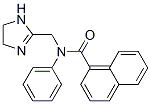 N-[(2-Imidazolin-2-yl)methyl]-N-phenyl-1-naphthalenecarboxamide 结构式
