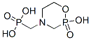 Tetrahydro-2-hydroxy-4-(phosphonomethyl)-2H-1,4,2-oxazaphosphorine 2-oxide 结构式