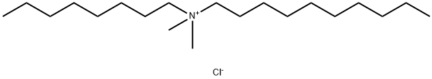 decyldimethyloctylammonium chloride Structure