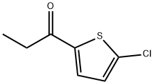 1-(5-クロロチエン-2-イル)プロパン-1-オン 化学構造式