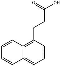 3-(1-萘基)丙酸 结构式