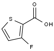 3-フルオロ-2-チオフェンカルボン酸 化学構造式