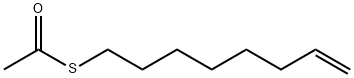S-(7-Octenyl) ethanethioate 结构式