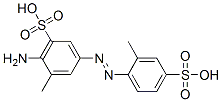 2',3-dimethyl-4-amino-4',5-disulfoazobenzene Struktur