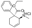ethyl trans-(+)-2-(dimethylamino)-1-phenylcyclohex-3-ene-1-carboxylate hydrochloride Struktur