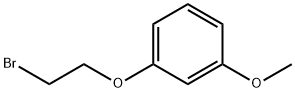 1-(2-ブロモエトキシ)-3-メトキシベンゼン 化学構造式