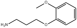 3-(2-methoxyphenoxy)propan-1-amine Struktur