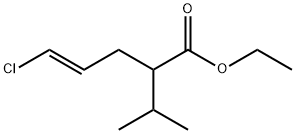 4-Pentenoic acid, 5-chloro-2-(1-methylethyl)-, ethyl ester, (4E)- 结构式