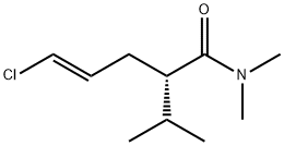 4-Pentenamide, 5-chloro-N,N-dimethyl-2-(1-methylethyl)-, (2S,4E)- Struktur
